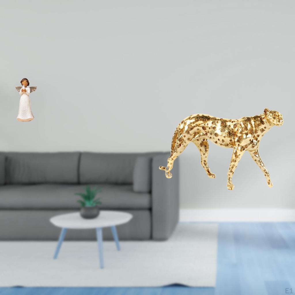 Cherub Resin Figurine Sculpture Holding Pigeon Gold Animal Table Centerpiece Decorative Ornament for