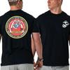 U.S. Marines T-shirt with 3rd Battalion 24th Marine Unit Patch, 2 Sides Graphic