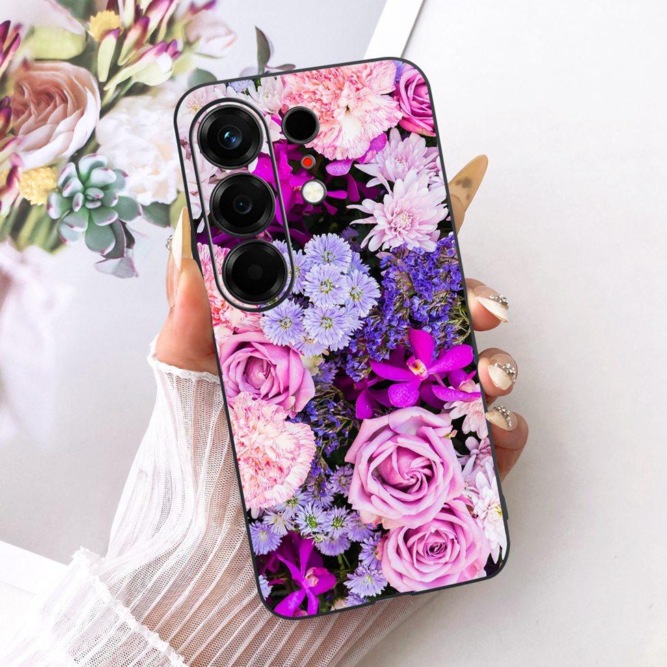 For Tecno CN5 Case For Tecno Camon 50 4G Cover Fashion Butterfly Cute Cat Cool Painted Soft Phone Casing For Techno Camon50 4G