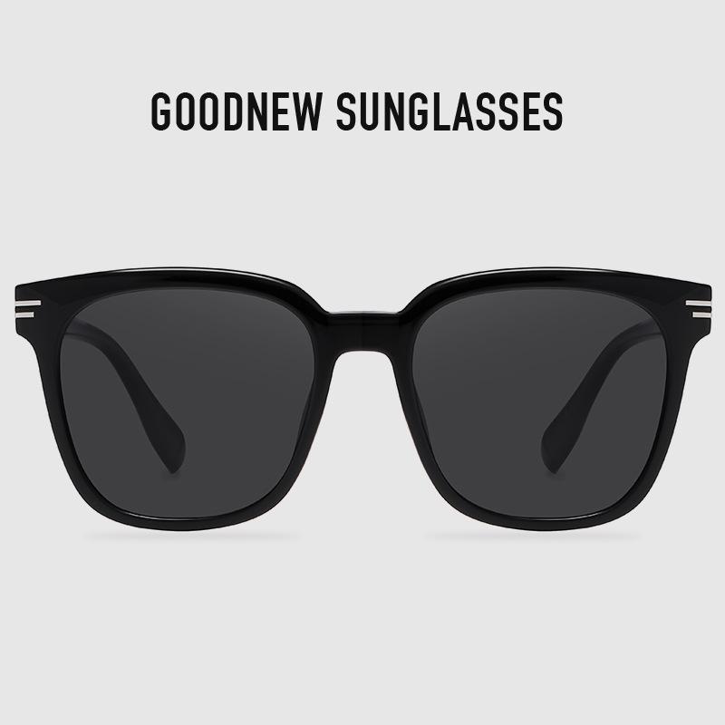 Round Face, Large Frame, Advanced Sense Uv Protection, Square Sunshade Sunglasses For Women, Tide Polarized Light, Sunglasses For Men