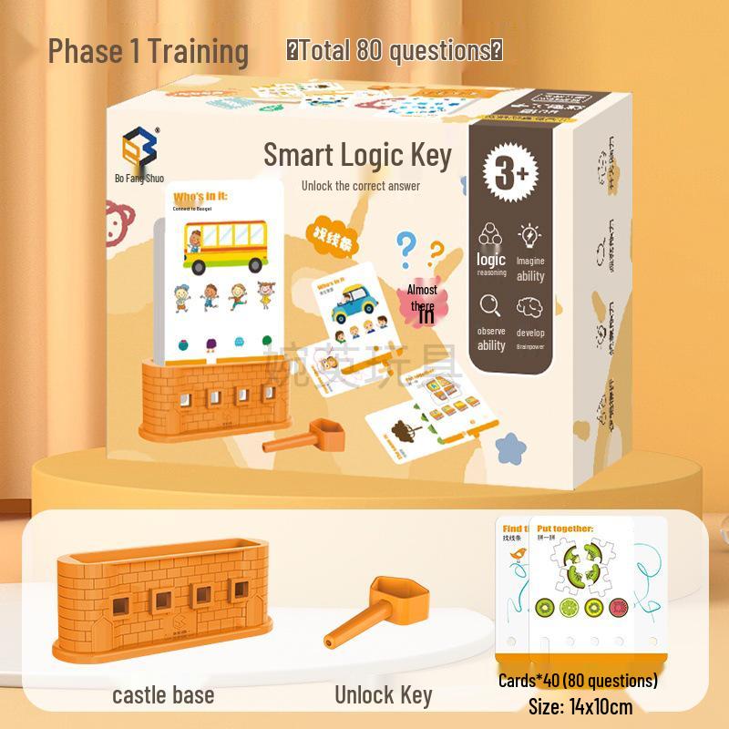 Children s Logic Key: Educational Toys for 3-6 Year Olds to Improve Concentration and Thinking Skills