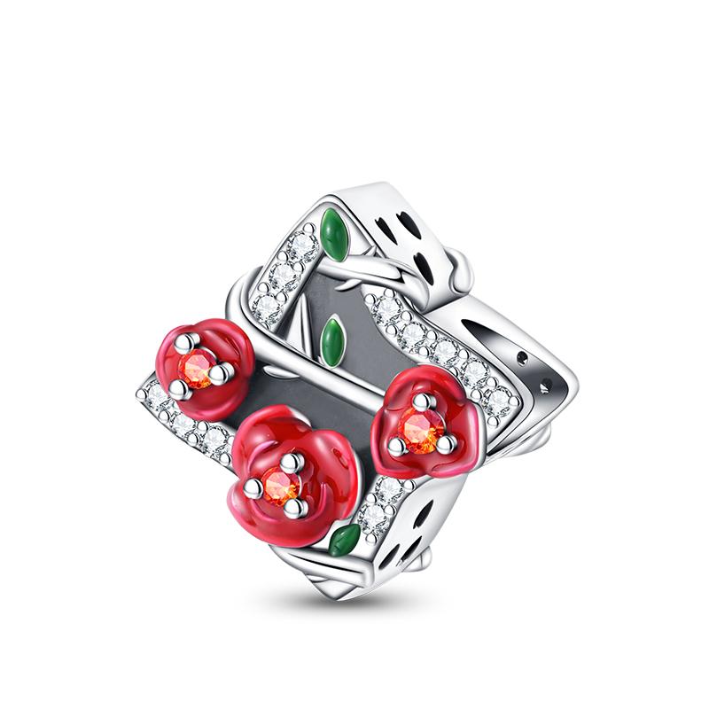 100% Copper Princess Dress Castle Witch Prince Dream Series Charms Beads Fit 3Mm Original Bracelets Diy Fine Jewelry Making