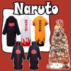 Živě červený obláčkový plášť Japonské anime Cosplay kostým Pro všechna roční období