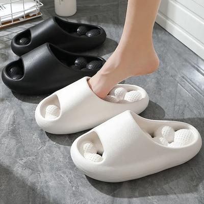 Woman Slipper Cloud Summer Massage Sandals Leaking Men Flip Flops Beach Slides Home Casual House Shoes Flat Eva Female Male