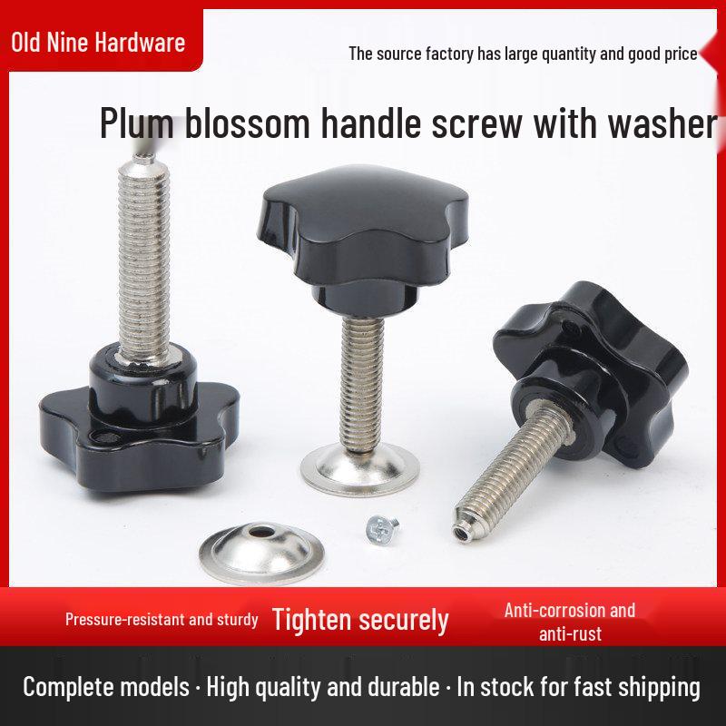 Plum Blossom Anti-slip Pressure Plate with Five-star Handle for Screen Printing M8*25 Six-Star Head