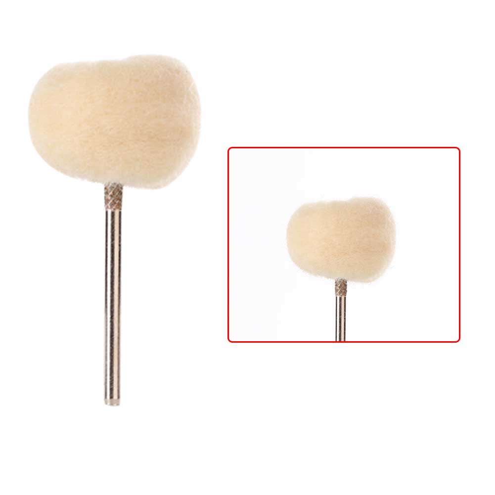 10PCS 2.35mm Polishing Tool Woollen Buffing Wheel Abrasive Tool Abrasive Tool