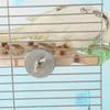Wooden Parrot Puzzle Wear-Resistant Block Cork Bird Perch Stand Bite Resistant Durable Parrot Cage Molar Bird Activity