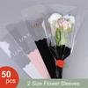 50pcs Package Supplies Wrapping Paper Transparent Bouquet Packing Material  Valentine's Day