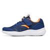 Kids Non-Slip Shock Absorbing Breathable Low-Top Running Shoes Kids Sneakers Blue Orange A33025563A-2