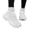 Socks and shoes women's autumn new high-top student casual couple sports short boots large size men's shoes