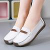 Single Shoes Women's New Lazy Light and Not Tired Feet Beef Tendons Non-slip Flat Bottom Mother Shoes Spring and Autumn Shoes