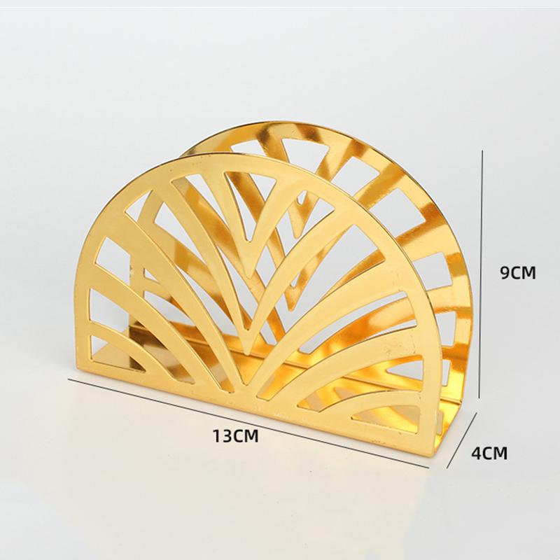 Nordic Napkin Holder Tissue Holder Paper Towel Dispenser Cafe Freestanding Dining Table Gold Wrought Iron Paper Towel Clip