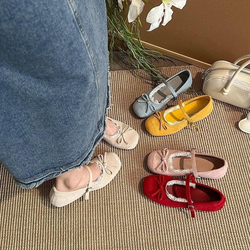 Gentle and Versatile Inner Height Increase, Spring and Summer Soft Sole Retro Mary Jane Shallow Mouth Single Shoes, Elegant Inner Height Increase