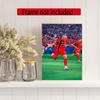 Haaland Customize Your Name Diamond Painting Round Diamond Diy Frameless Holiday Artwork Suitable For Home Office Wall Decoration