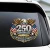 250th Anniversary USA Flag Sticker Patriotic 1776-2026 250 Years America Car Decal Independence