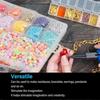DIY Bracelets Making Beads Kit 2100pcs 4mm Beads 600pcs Letter Beads Set Fadeless Acrylic Beads Kit for Necklaces Earrings