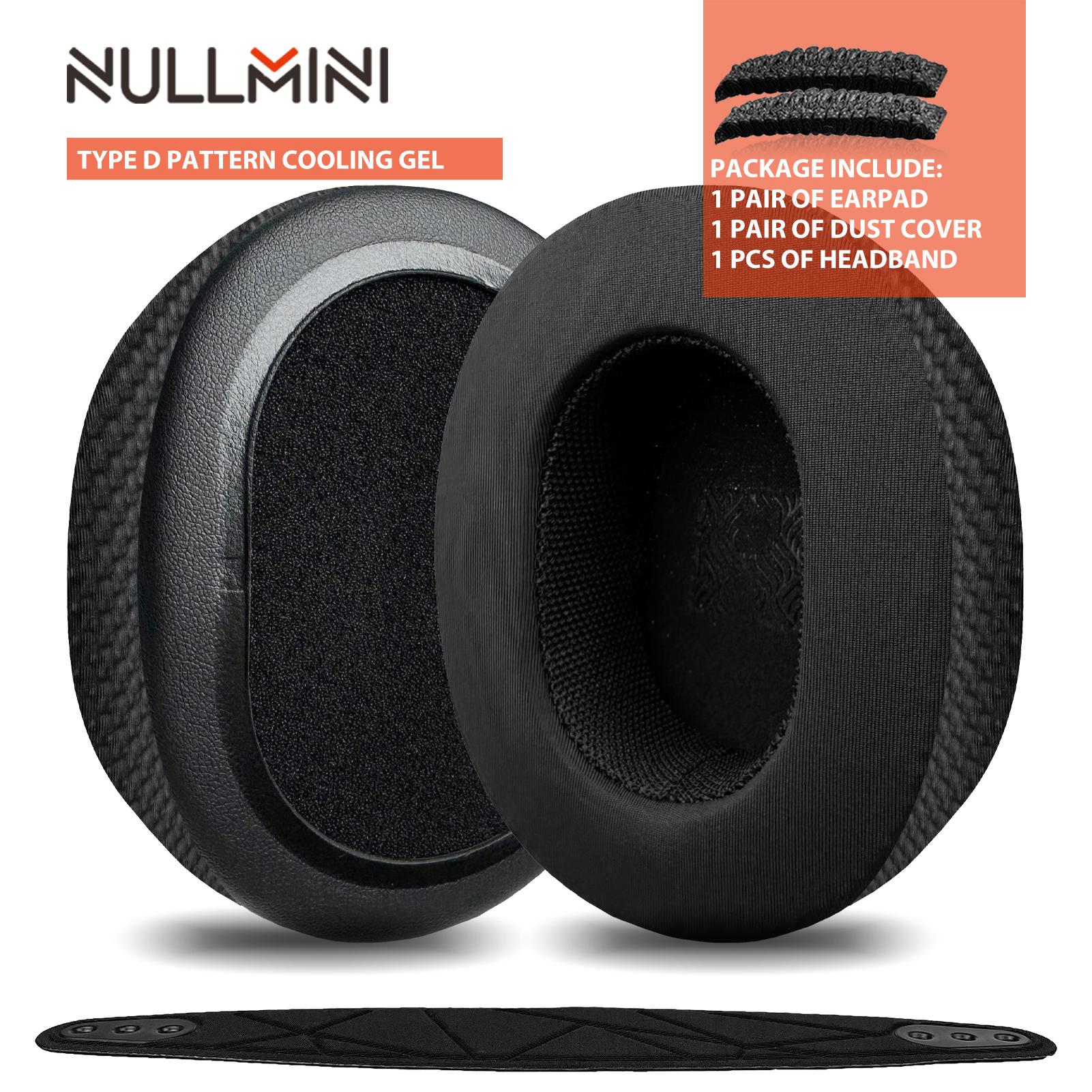 

Змінні амбушюри Nullmini для Steelseries Arctis Nova Pro Wire, Nova 7,3,1 Навушники Охолоджуючі гелеві амбушюри Подушечка на голову