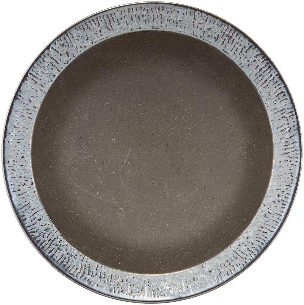 TOKI1919 Ljuskrona Svart Stor Idealisk för Soppor och Cirka 18cm x 7cm Fransk La Karboniserad Iriserande Tillverkad i Produkt Skål, Sallader, Diameter, Fat,