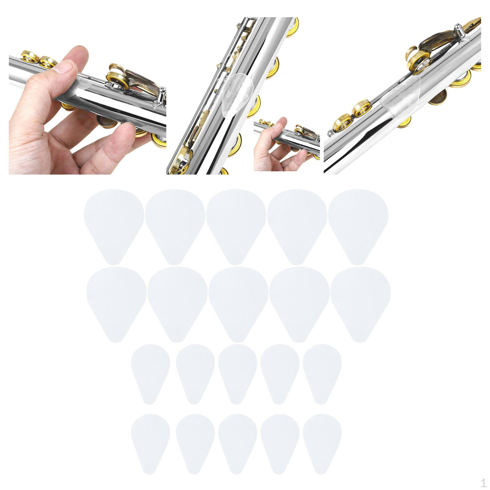 

20 накладок для флейты для лучшего захвата, само- 0.5mm Thickness