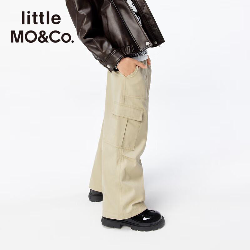 little MO&Co. Unisex Kids Big Pocket Cargo Pants 140