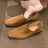 Fashion Women Square Toe Flats Loafers Shoes Brand Party Summer Sandals 2025 Elegant New Casual Sneakers Fashion Walking Shallow Zapatos