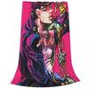 Jotaro Kujo Fleecedecken Jojo's Bizarre Adventure Anime Neuheit Überwurfdecken für Zuhause 200x150cm Tagesdecke