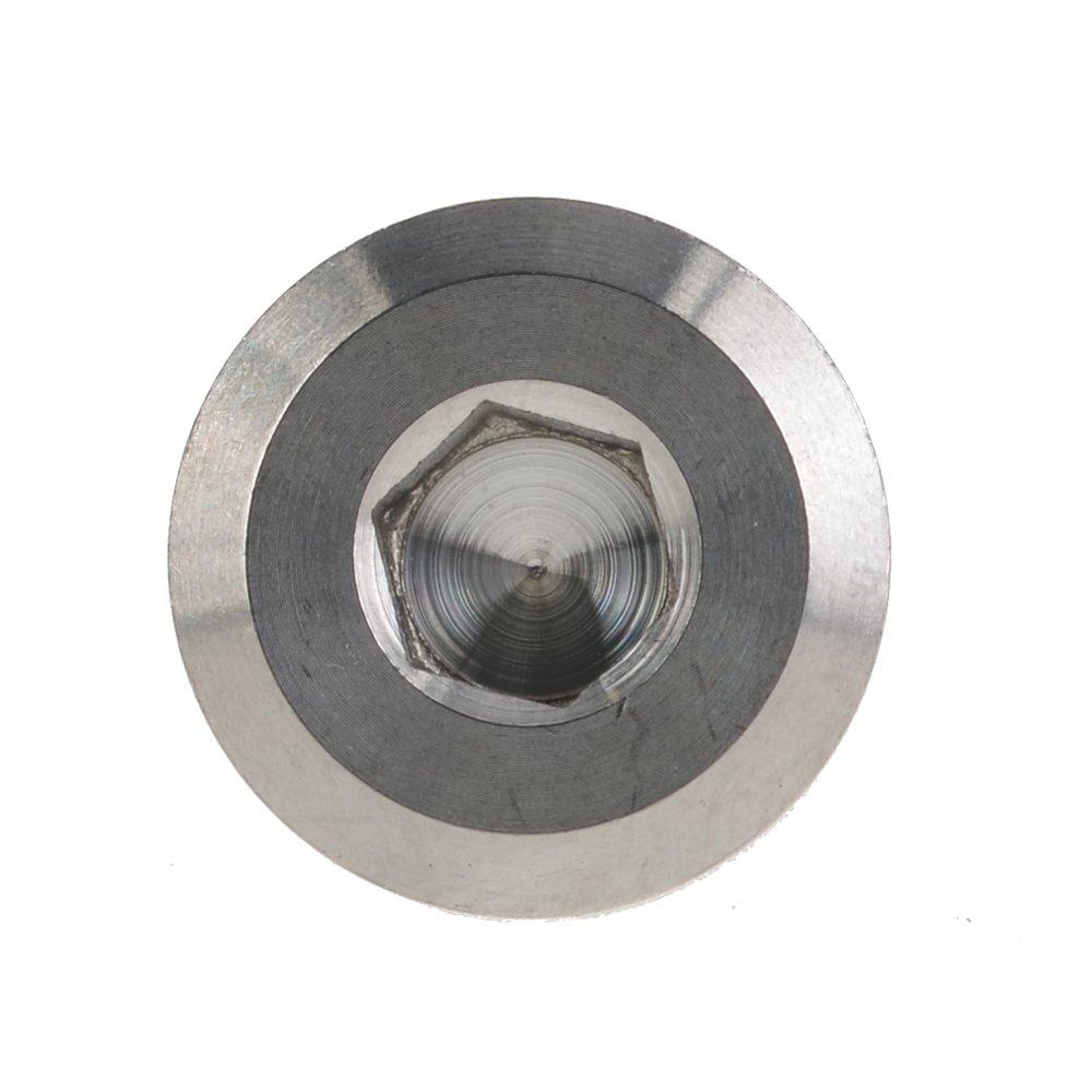 Titanium Alloy M8x20 22 30 33mm Motorcycle Disc Brake Caliper Bolts For Yamaha Suzuki 6pcs (M8x20mm, Titanium)
