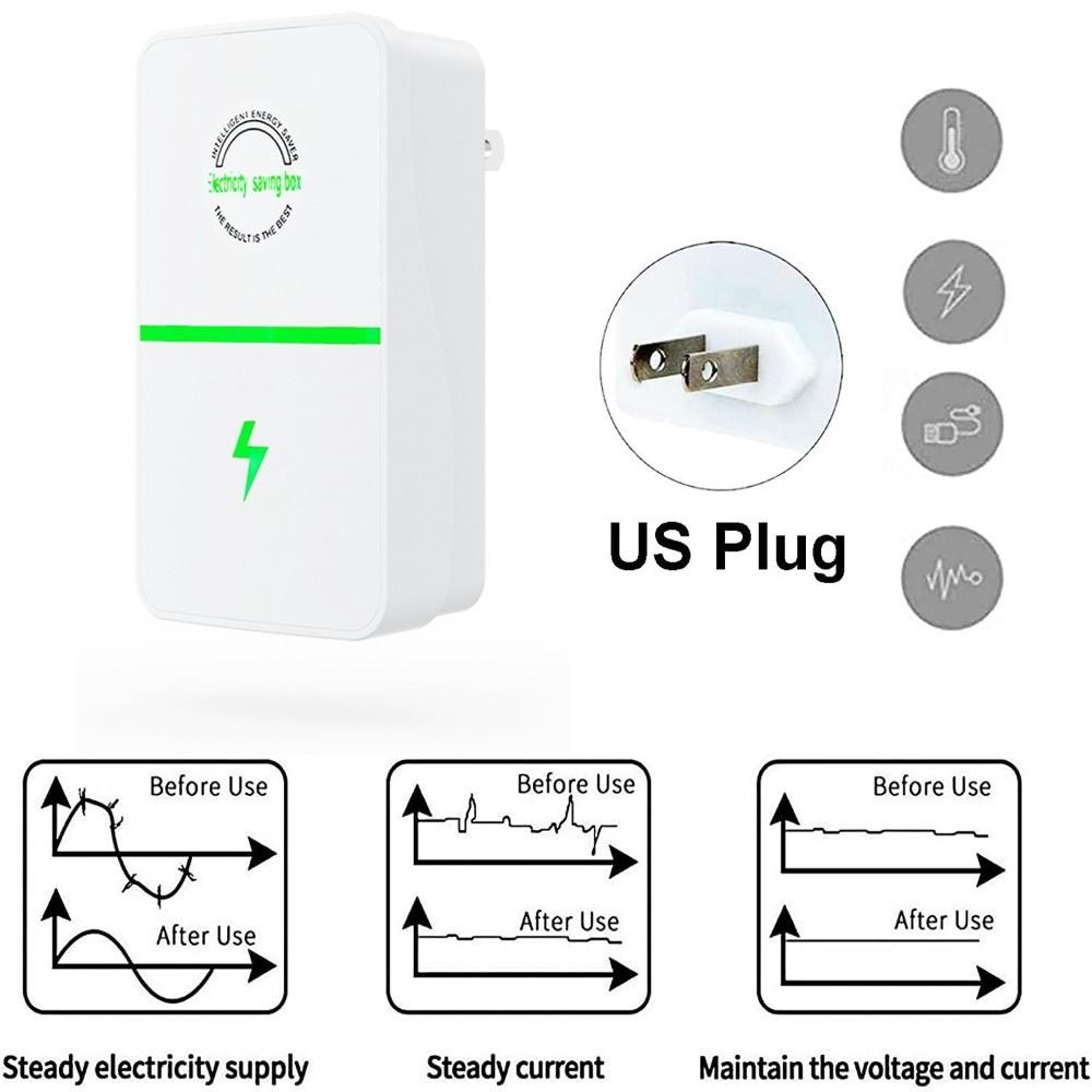 US/EU/UK Adapter Electricity Saving Box Stable Performance Energy-saving Appliance  Household Use