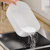 Double-Layer Snack Fruit Food Storage Box Household Fruit Plate Drain Tray Special Storage Basket For Lazy People
