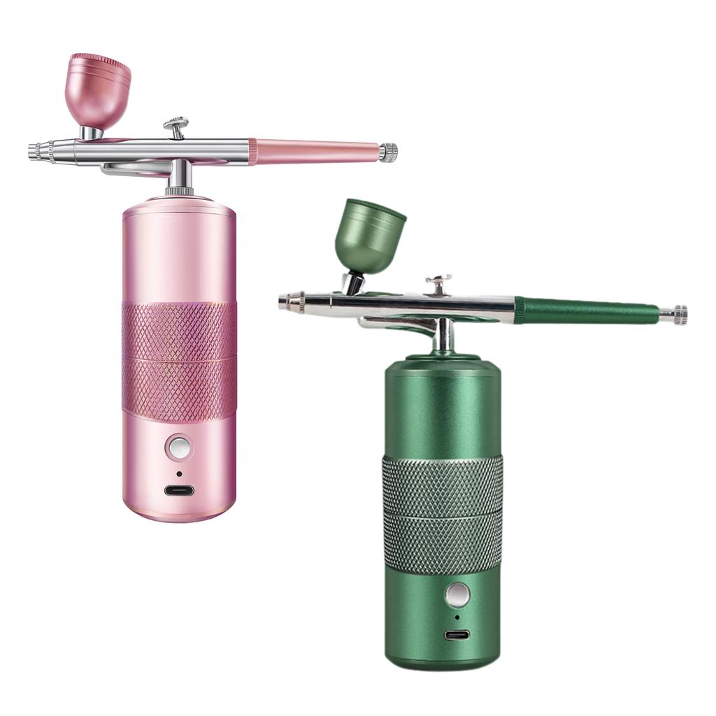 Handheld Airbrush Spray Guns Set Portable Wireless Airbrush Rechargeable Hand Airbrush Set for Makeup Cake Decorations