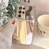 Case for Samsung Galaxy S25 Ultra,S24 Ultra,S23 Ultra,S22 Ultra Trending Big Window Cover Mirror Phone Casing