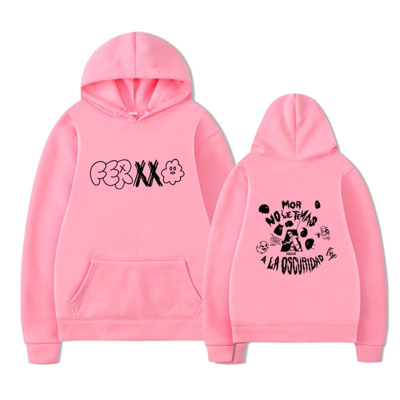 2025 New Feid Ferxxo Hip Hop Men's Pattern Printed Hoodie Retro Music Album Hoodie Ferxxo Hoodie Street Wear