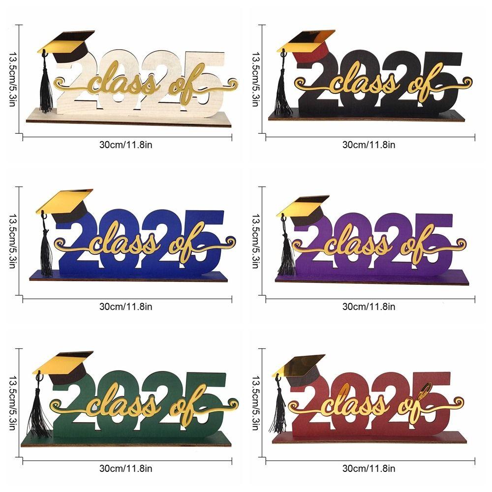 Festival Wooden Graduation Ornament Cartoon Graduation Desktop Decoration  Graduation Season