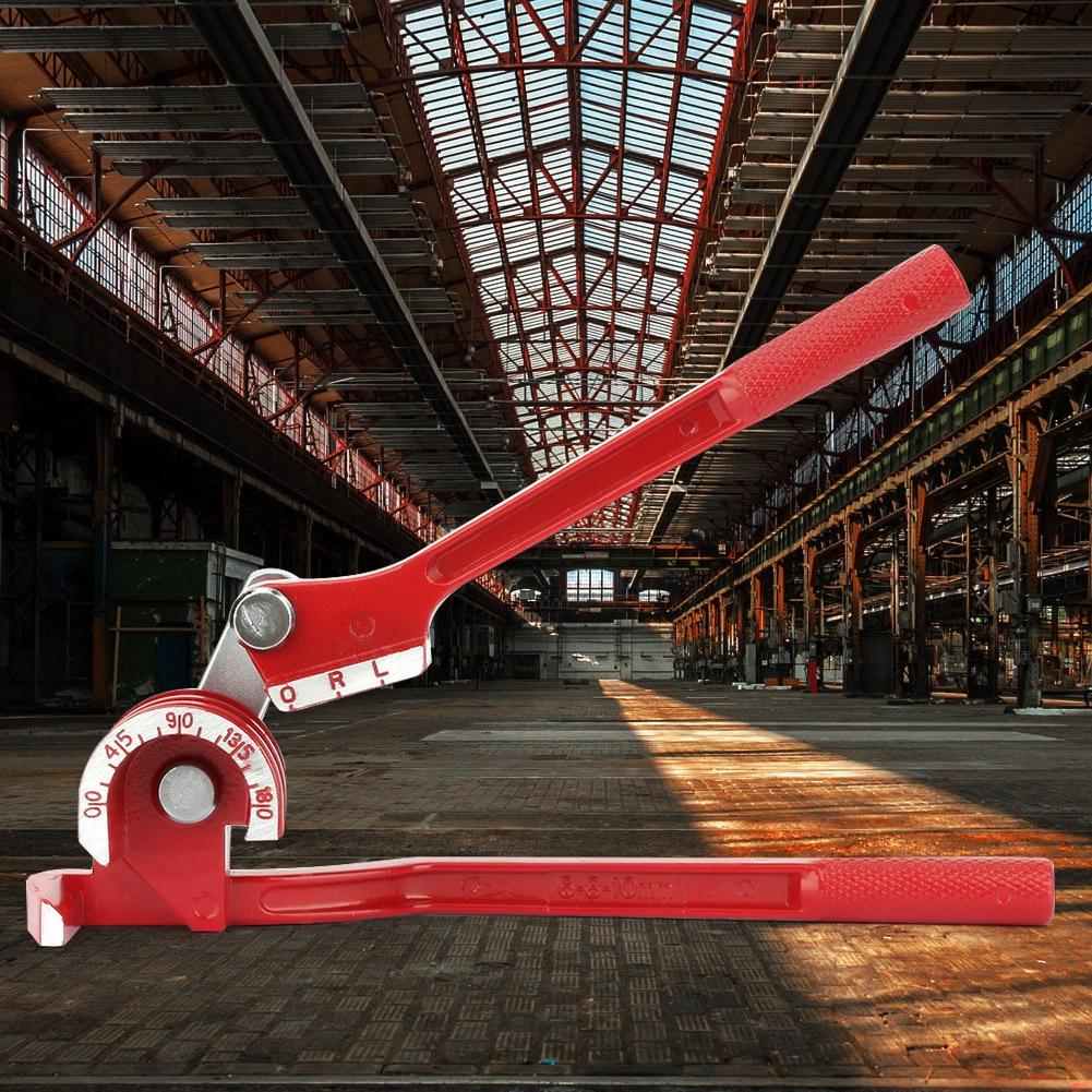 Manual Bender Hand Bending Tool Pipe Tube Bender Bending Machine 6mm 8mm 10mm 180 Degrees
