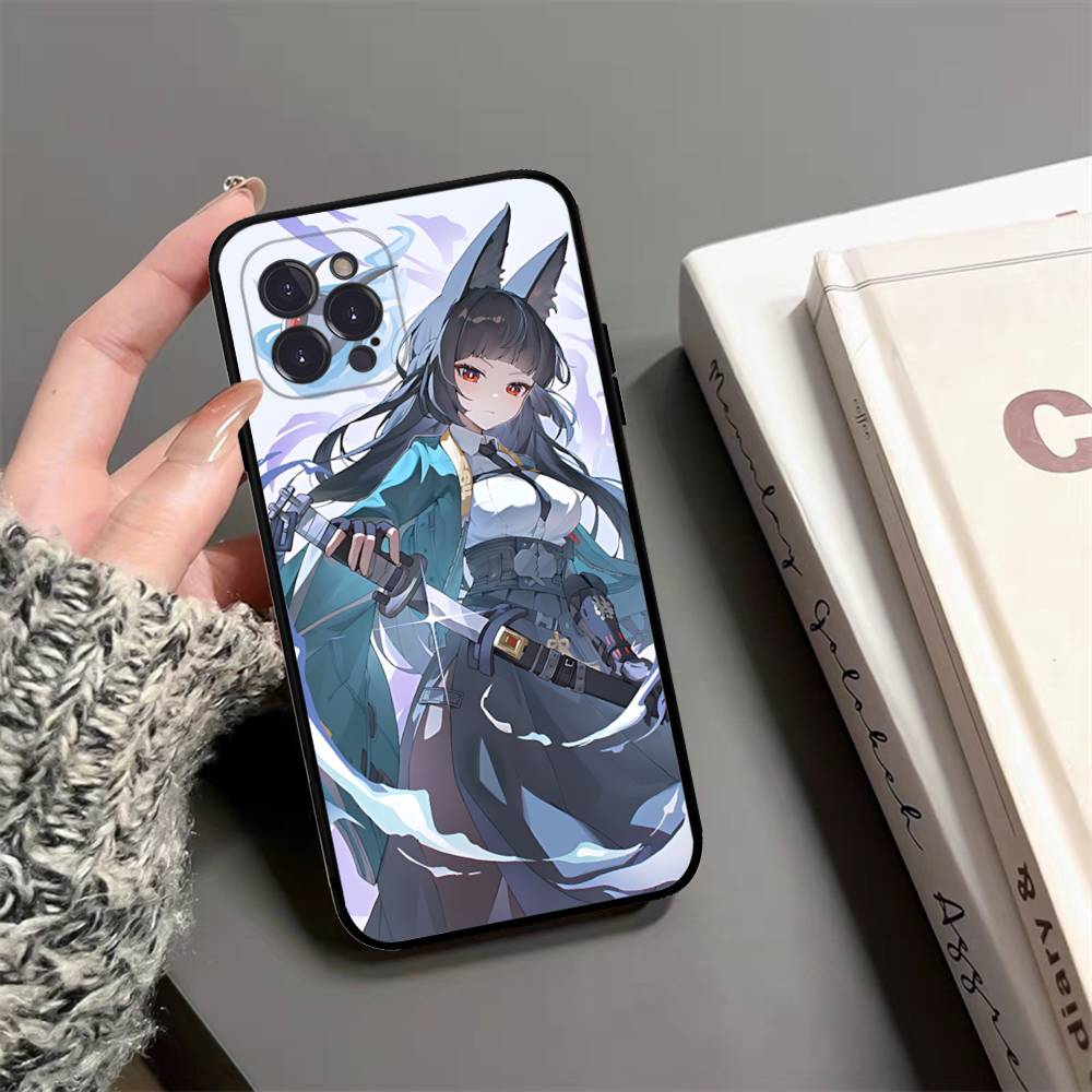 Klassische Mädchen H-Hoshimi Miyabi Handyhülle Für Iphone 17 16 15 16e 14 13 12 11 Pro Max Plus Hülle Cover Coque