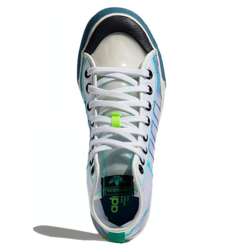 Adidas Nizza Hi Rf 'White Lush Blue' Sneakers FY3093