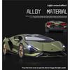 1/18 Lamborghini SIAN Lightning FKP37 Supercar Alloy Diecast Model Hight Simulation Sound Light Toy Holiday Gifts for Children Collection