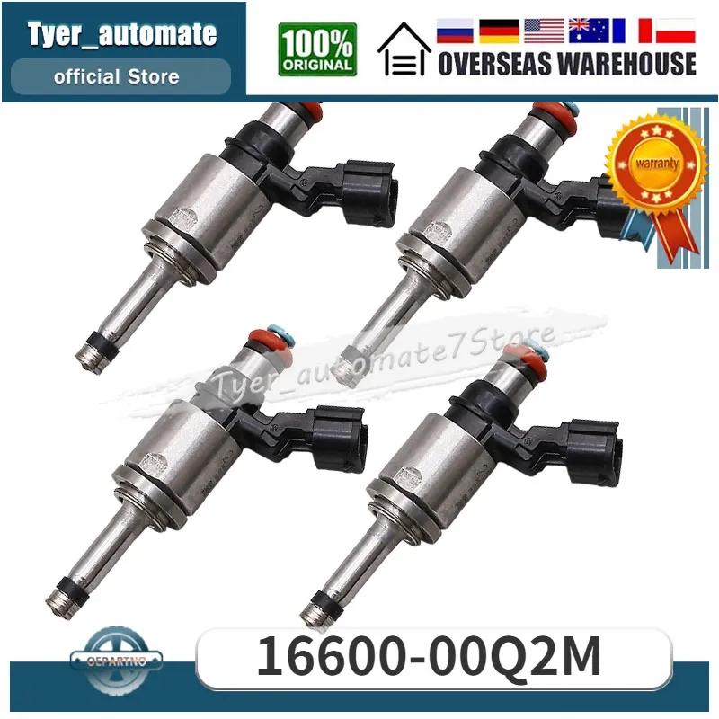 For 2016- NISSAN QASHQAI J11 1.2 PETROL AUTO 16600-00Q2M 4X Fuel Injectors