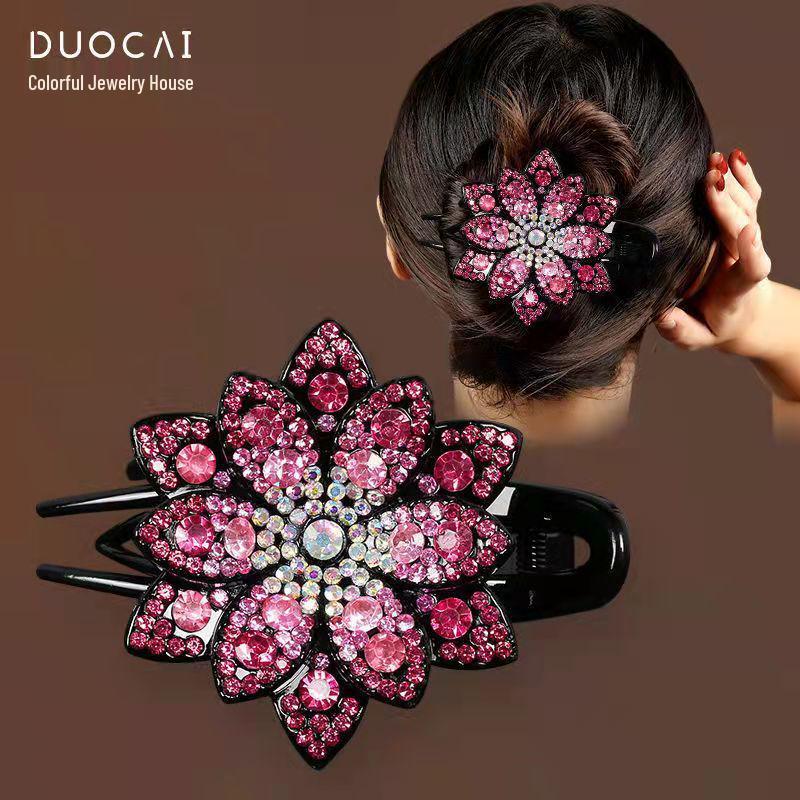 Strass Schnabelspange Klaue: Hochsteckfrisur Fixierer Haarklammer & Haarnadel Kopfschmuck