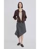 Recorde Asymmetrical Panel Draped Skirt Rqkam26536Gyx