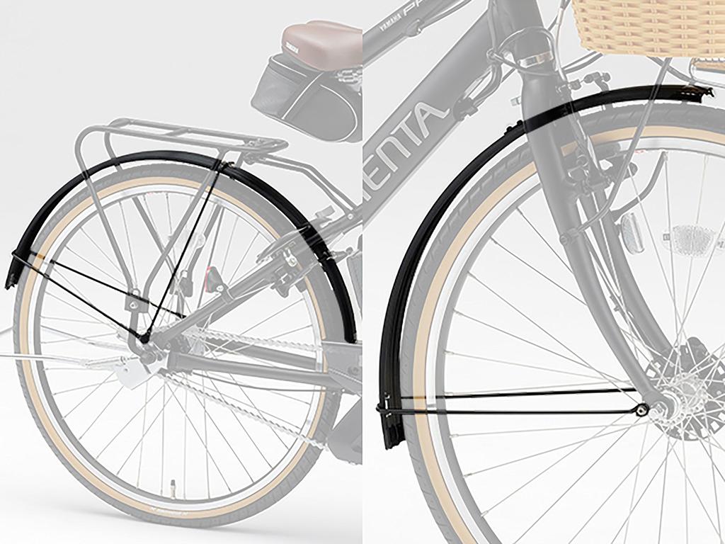 Yamaha PAS VIENTA Front and Rear Fender Set (Black) 90793-55076