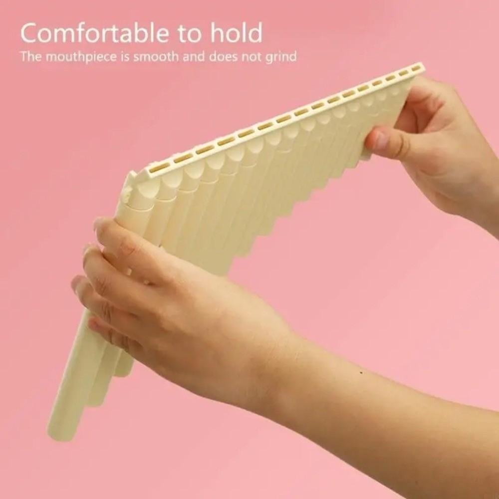 18 Pipes Pan Flute Portable Wind Instrument Beginner Friendly C Scale Panpipe  Musical Performance