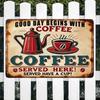 Vintage Metal Wall Poster Coffee Kitchen Home Bar