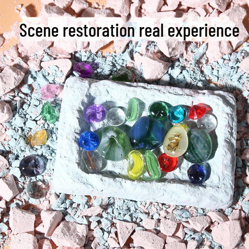 Colorful Gemstone Excavation Toys: Educational Blind Boxes for Kids