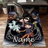 Custom Coraline Mat Personalized Name, Polyester Washable Indoor Entryway Rug, Gift for Christmas, Easter, Thanksgiving Day