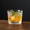 Embossed Glass Cup Ins Style Coffee Cup Design Sense Juice Cup Milk Cup Whiskey Cup Cocktail Cup