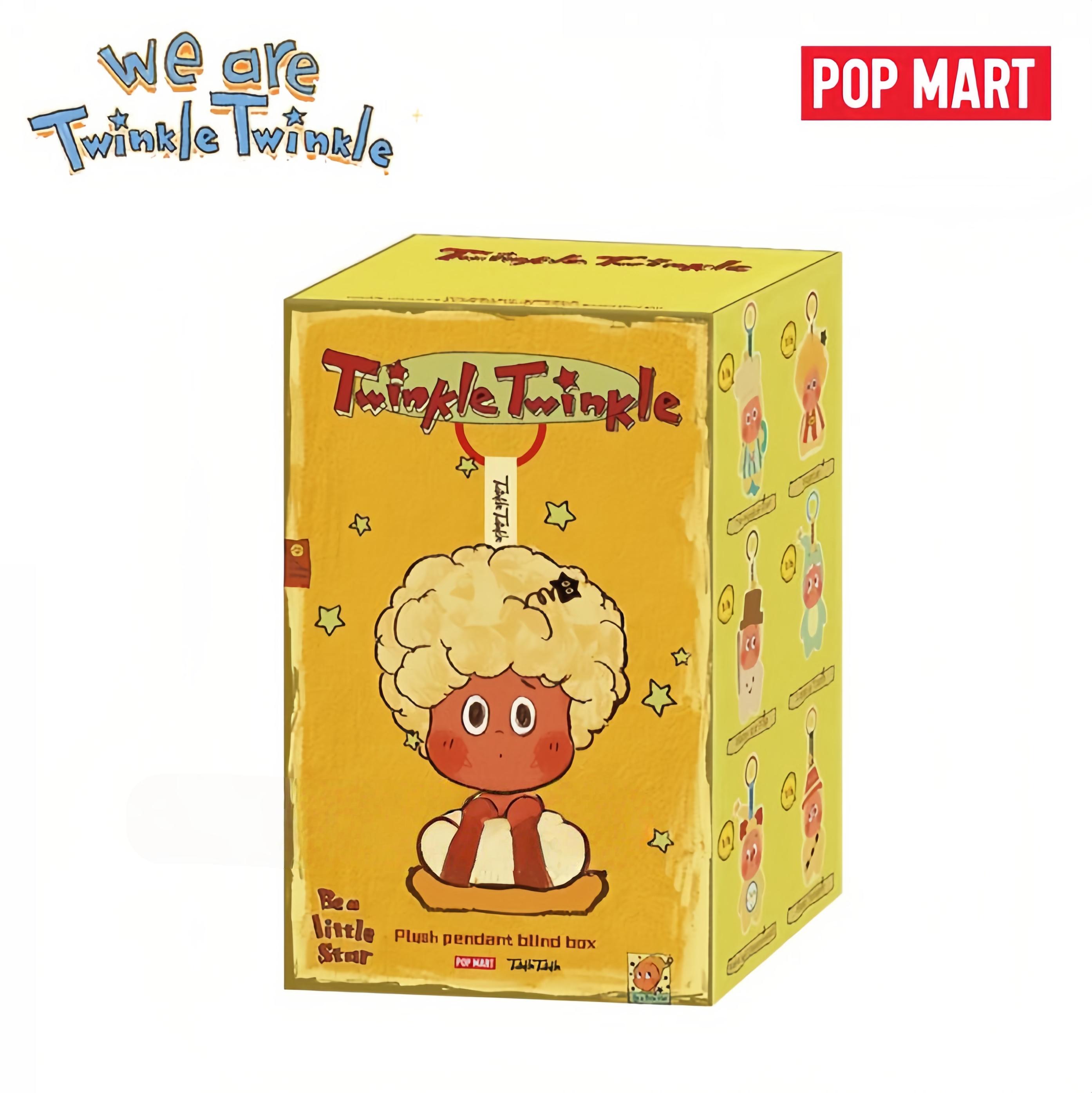 

POP MART Мерцай, мерцай 123! Плюшевый кулон Blind Box – Одиночный или Полный набор из 6 – Серия дизайнерских игрушек