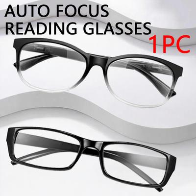 1/2/3/4PC Autofocus Presbyopic Reading Glasses HD Magnifier for Women Men Resin Eyewear