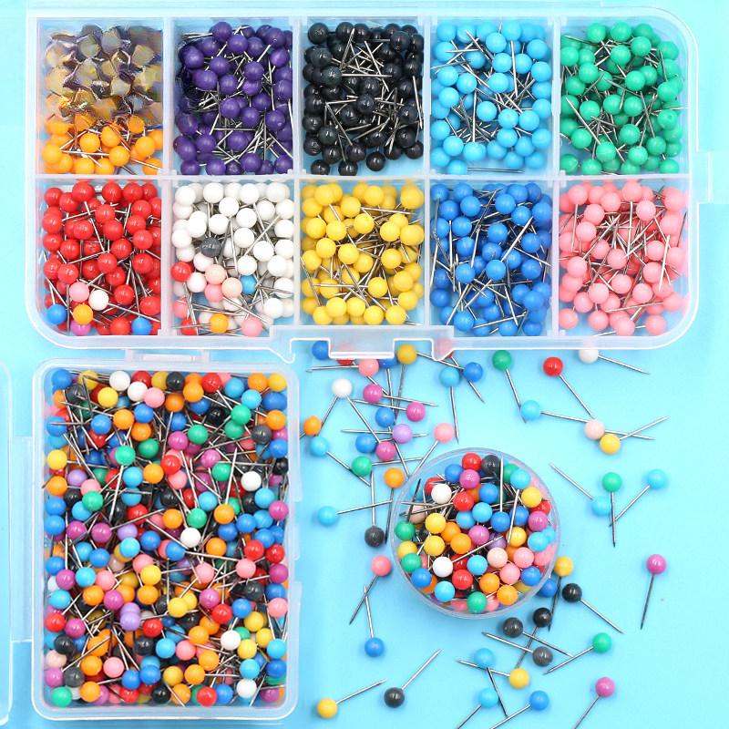 Boxed Pearl Positioning Pin Fishing Pin Map Pin Color Pin Spindle Fixed Pin Fishing Gadgets