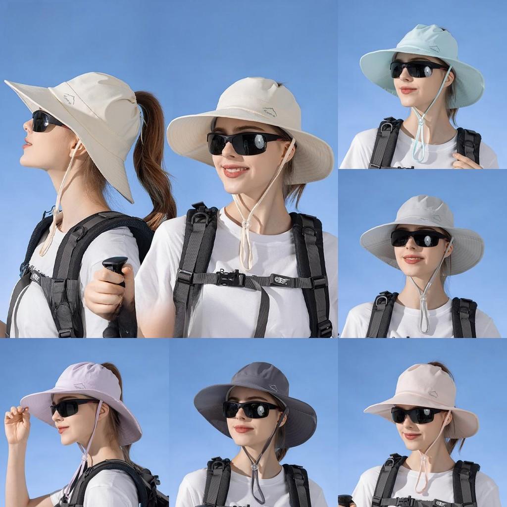 Outdoor Ice Silk Sun Hat With Wide Brim For Summer Beach Water Sports